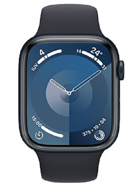 Apple Watch Series 9 4G Cellular 45mm noir 64Go