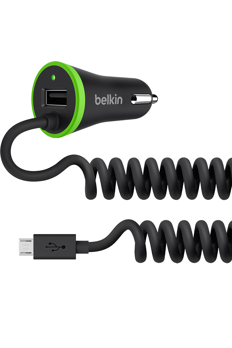 Chargeur allume cigare micro USB Belkin 3,4A (1 x 2,4 et 1 X 1A)