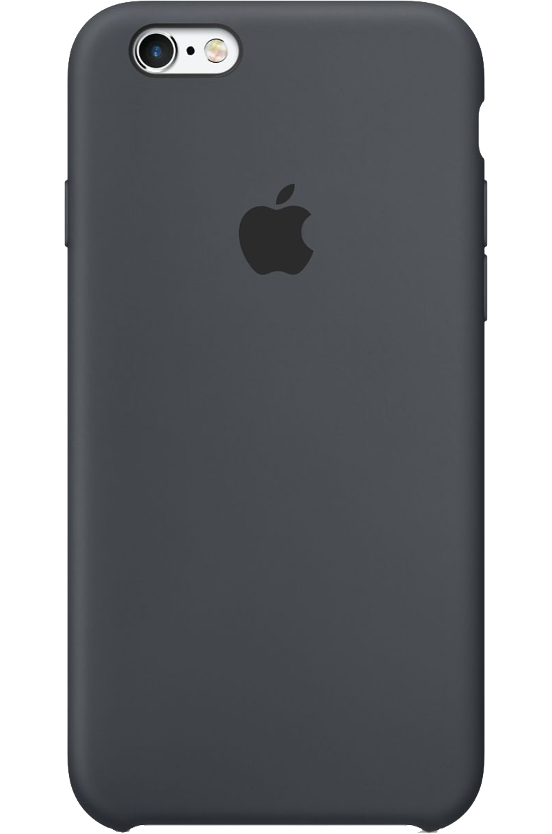 Coque en silicone iPhone 6s - Gris anthracite