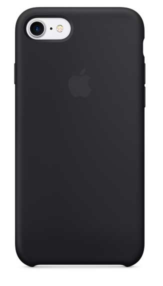 Coque en silicone iPhone 7 Plus noir