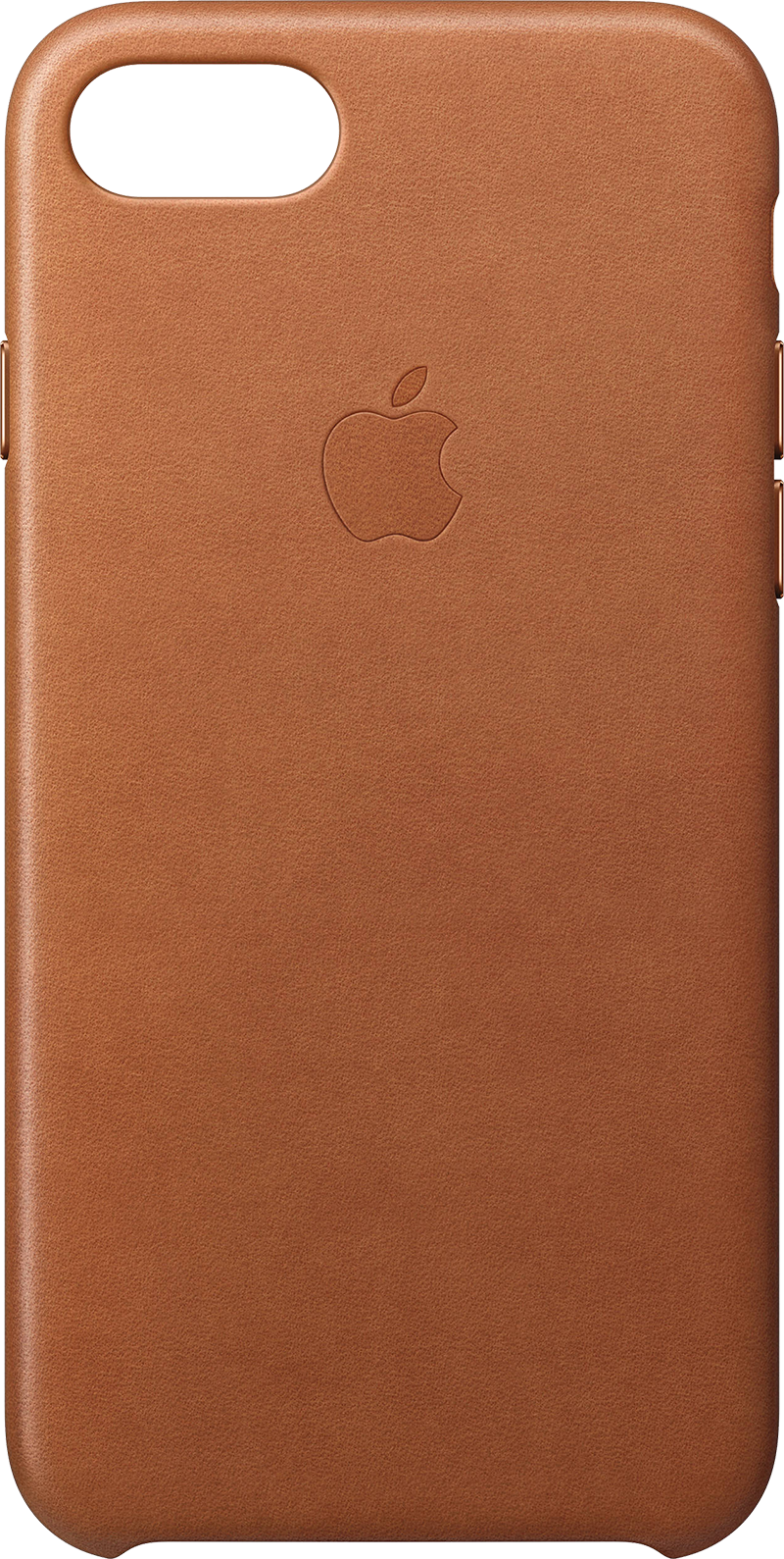 Coque de protection en cuir marron iPhone 7