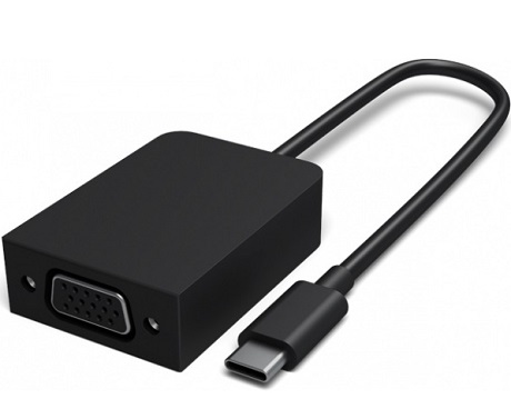 Adaptateur Microsoft USB-C vers VGA noir