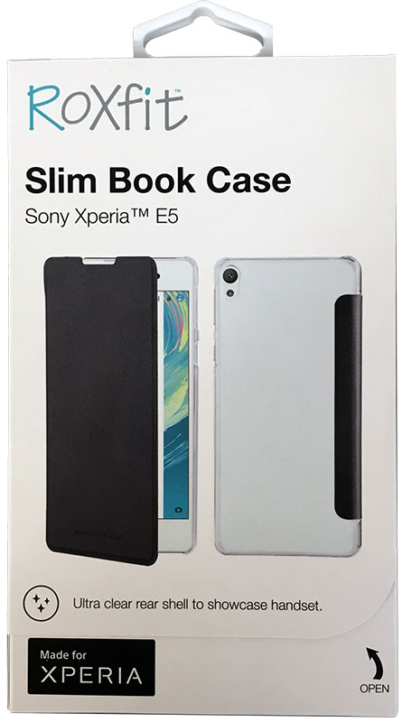 Etui folio Sony Xperia E5 noir