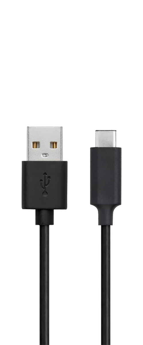 Câble charge et synchronisation USB C 1m noir