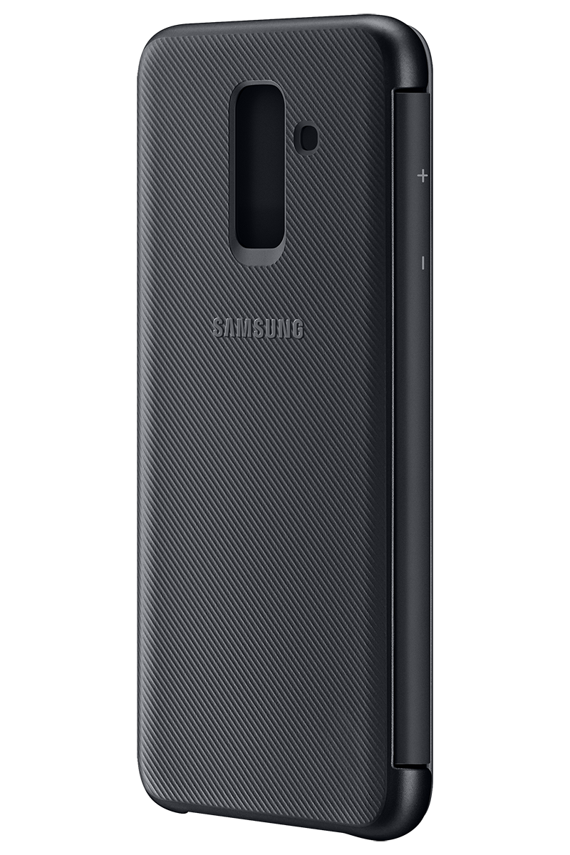 Etui folio Samsung Galaxy A6+ noir