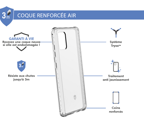 Coque Force Case Air Galaxy A51 transparente