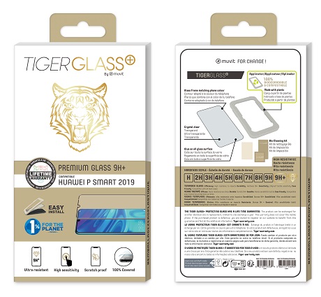 Film Tiger Glass+ Huawei PSMART 2019 transparente