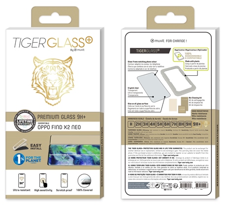 Film Tiger Glass+ Oppo FIND X2 NEO transparente