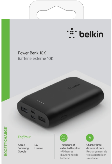 Batterie externe Belkin 10000 mAh noir