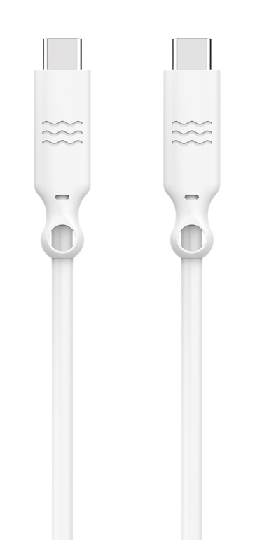 Câble écologique USB C vers USB C Just Green blanc