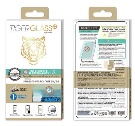 Film Tiger Glass+ Galaxy Note20 5G transparente