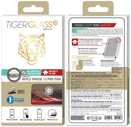Film Tiger Glass+ privacy iPhone 12 Pro Max
