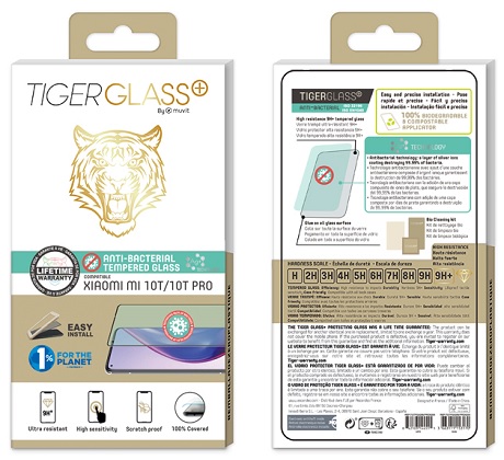 Film Tiger Glass+ Xiaomi Mi 10 T transparente