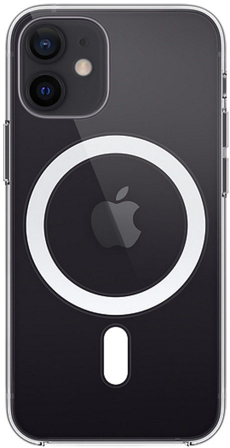 Coque avec MagSafe pour iPhone 12 mini transparente