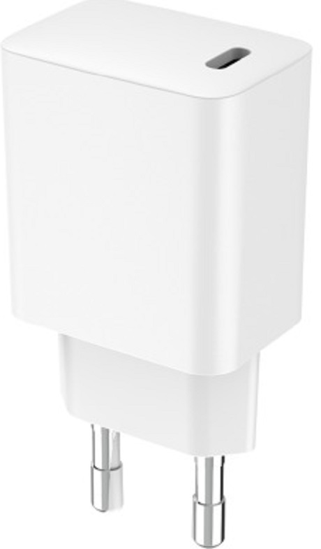 Chargeur secteur rapide USB-C 20W blanc