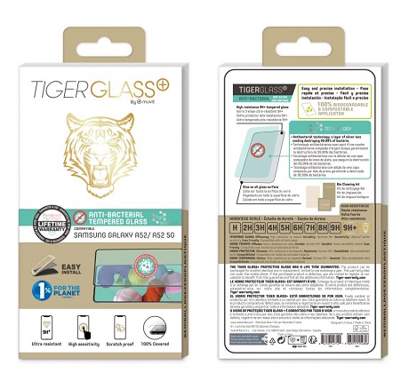 Film Tiger Glass+ Samsung Galaxy A52 5G transparente