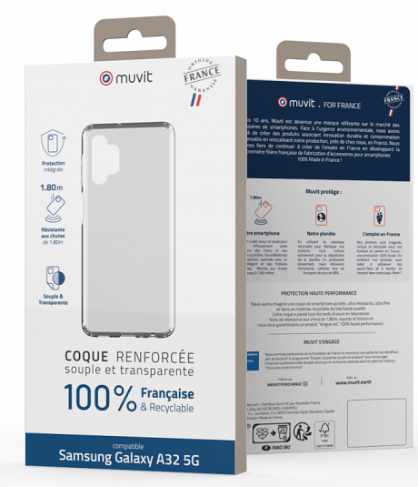 Coque renforcée Made in France Samsung Galaxy A32 5G