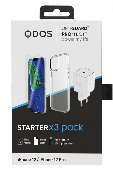 Starter Pack iPhone 12/ 12 Pro blanc