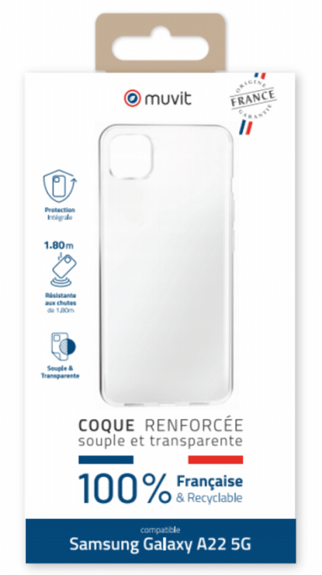 Coque renforcée Made in France Samsung Galaxy A22 5G
