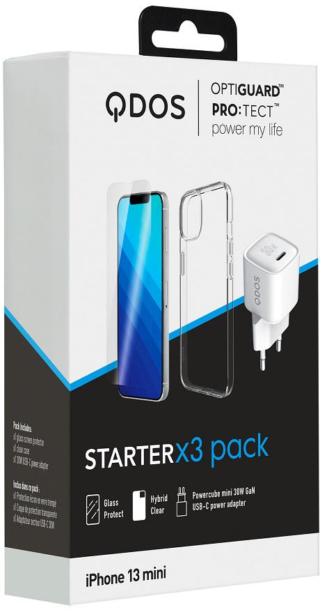 Starter Pack iPhone 13 mini transparente