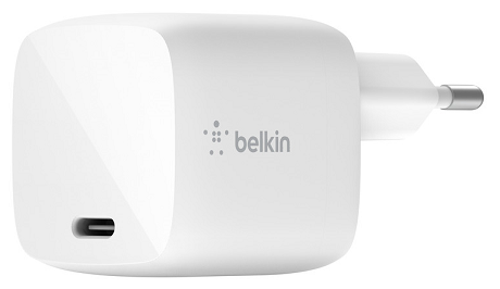 Tête de charge rapide USB-C Belkin 30W blanc