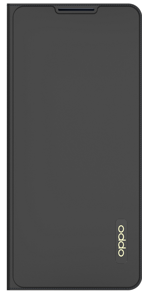 Etui folio Flip cover Oppo Reno6 Pro 5G noir