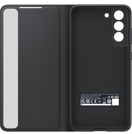 Clear View Samsung Galaxy S21 FE 5G noir