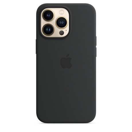 Coque en silicone MagSafe Apple iPhone 13 Pro noir