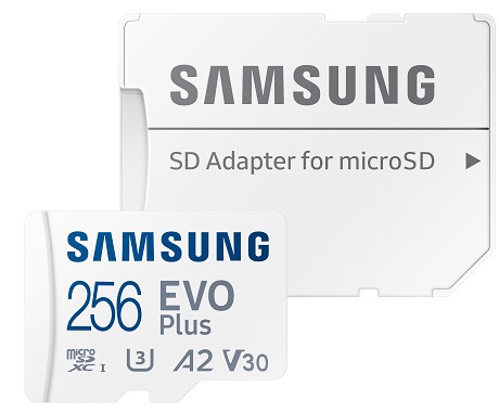 Carte Micro SD Samsung  256GB noir
