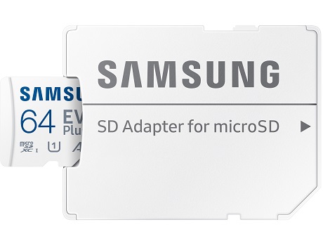 Carte Micro SD Samsung 64 GB noir