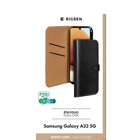 Etui folio Wallet Samsung Galaxy A33 5G noir