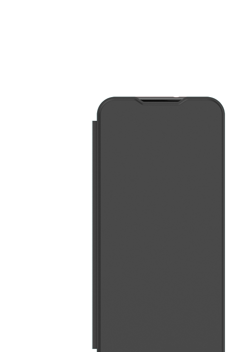 Etui folio Samsung Galaxy A03 noir