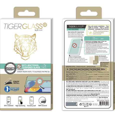 Film Tiger Glass+ Xiaomi Redmi Note 11S 5G transparente