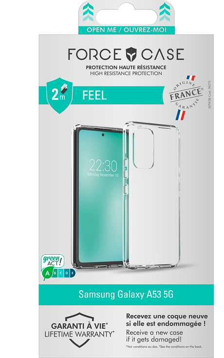 Coque renforcée Feel Galaxy A53 5G Origine France Garantie
