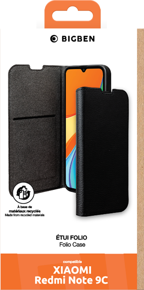 Folio Wallet Xiaomi Redmi 9C NFC noir
