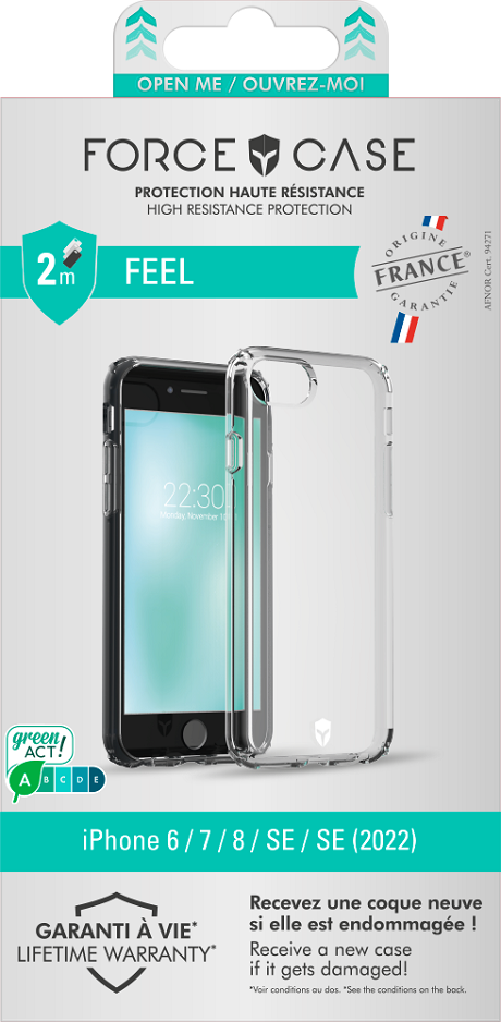 Coque renforcée Feel iPhone 6/7/8/SE Origine France Garantie