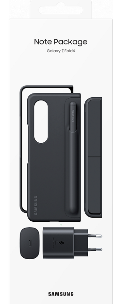 Standing Cover avec S Pen + chargeur Secteur USB-C 25W noir