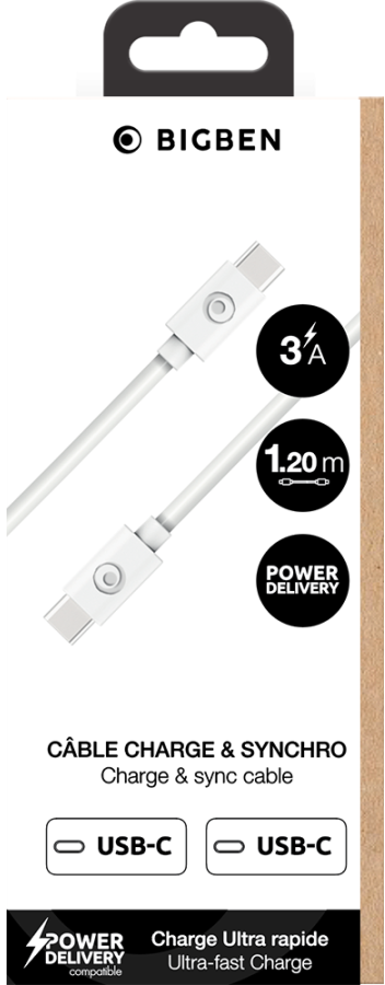 Câble de charge et synchronisation USB-C / USB-C