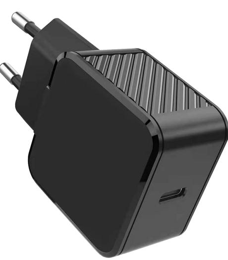 Chargeur secteur 25W USB-C vers USB-C noir
