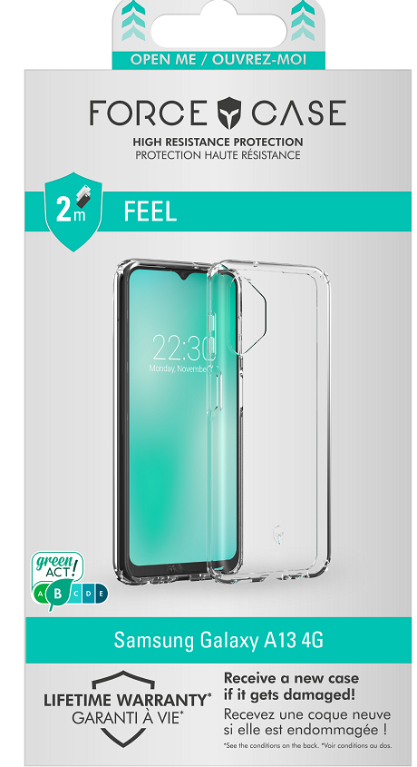 Coque renforcée Feel Galaxy A13 4G transparente