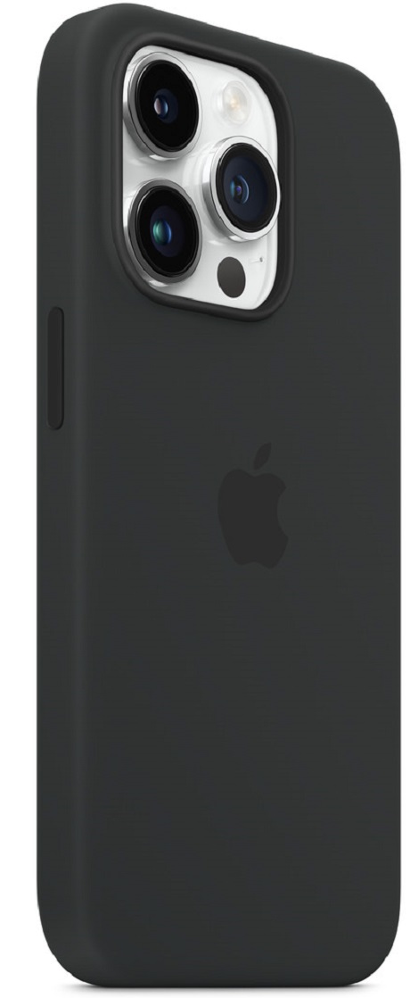 Coque en silicone MagSafe iPhone 14 Pro noir