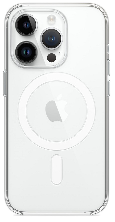 Coque avec MagSafe iPhone 14 Pro transparente