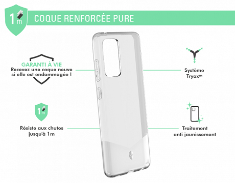 Coque Force Case Pure Galaxy A52/EE/A52 5G transparente