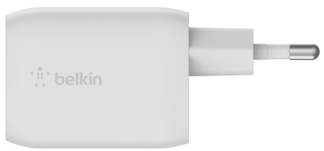 Tête de charge double port USB-C 65W Belkin blanc