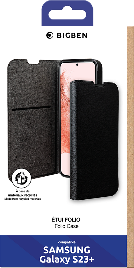 Folio Wallet Samsung Galaxy S23+ 5G noir