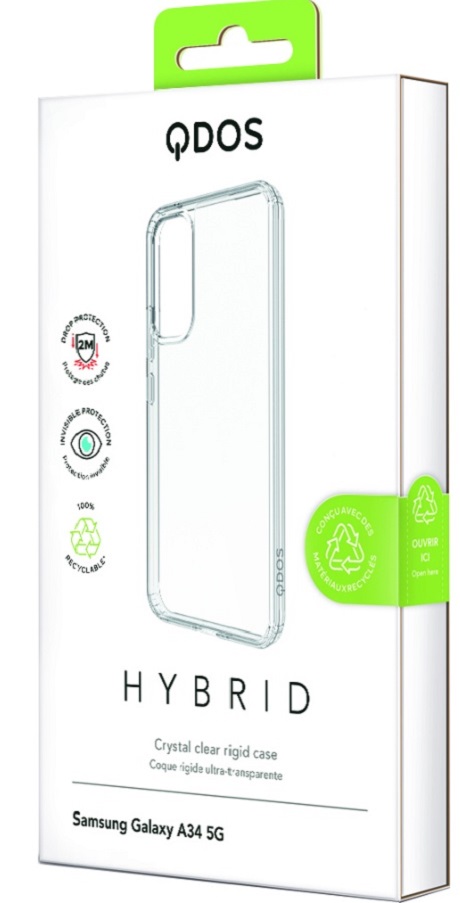 Coque Hybrid Qdos Galaxy A34 5G transparente