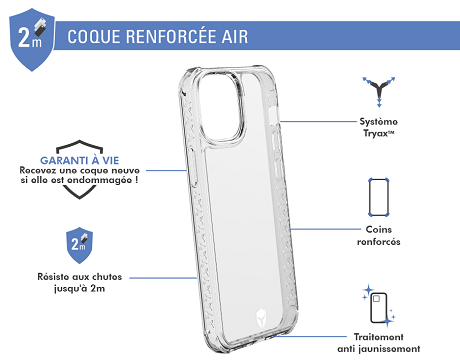 Coque Force Case Air iPhone 13 mini transparente
