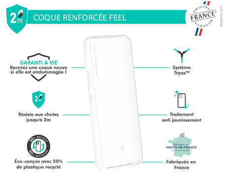 Coque renforcée Feel Galaxy A54 5G OFG transparente