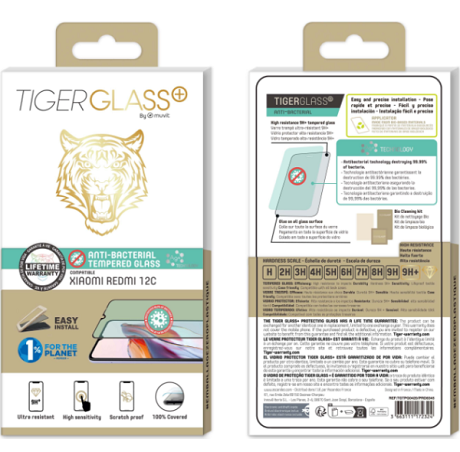 Film Tiger Glass+ Xiaomi Redmi 12 C transparente