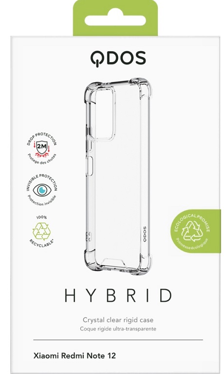 Coque Hybrid Qdos Xiaomi Redmi Note 12 4G transparente